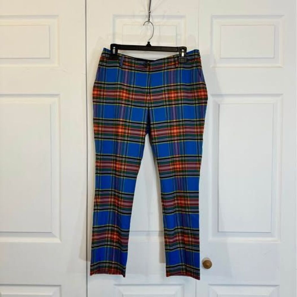 Boden Wool Blend Plaid Pants